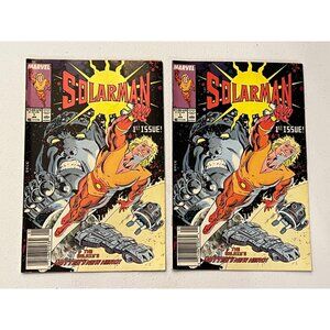Marvel Solarman Issue 1 1989 First Print Edition 2 Copies Pre-Owned